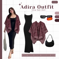 One Set TrendyWanita (Outer Arwen, Dress, Shoulder Bag) Beach Wear Affordable, TrendyWanita CS002