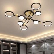 CEILING LAMP MODERN SIMPLE ELEGENT DESIGNER 9277 8 HEAD BLACK GOLD