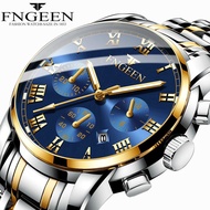 [ถูกที่สุด!] นาฬิกา นาฬิกาข้อมือ แบรนด์แท้ FNGEEN-4006 นาฬิกาผู้ชาย นาฬิกาผช กันน้ำ สายสแตนเลส พร้อมส่ง ร้านค้าไทย จัดส่งเร็ว