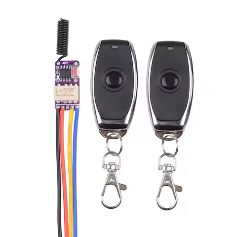 Power Saving Mini Relay Contact RF Wireless Switches 3.7v4.2v5v6v7.4v9v12v 433 Smart Home Small Tiny