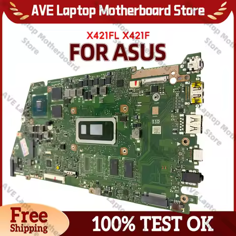 X421F X421FL Laptop Motherboard For ASUS R421F X421FAY S433F X421FPY I421F X421FQY V4050F X421FL Mai