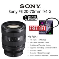 SONY FE 20-70MM F/4 G LENS FULL FRAME FORMAT (1 YEARS WARRANTY) SONY 20-70MM F/4G WIDE ANGLE ZOOM LE