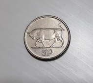 絕版硬幣--愛爾蘭1993年5便士 (Ireland 1993 5 Pence)