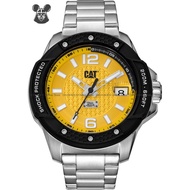 Caterpillar CAT Watches SJ-141-11-731 Men's Analog SHOCKMASTER EVO Date Magnifier 46.5mm SS Bracelet