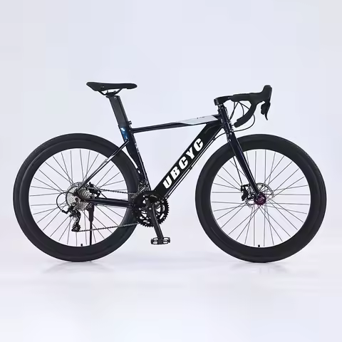 700C Road Bike with Disc Break and Ordinary Pedal for Adult Aluminium Frame Road Bicycle 7 Speed Roa