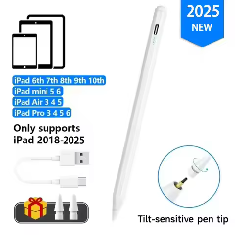 Stylus Pen for iPad 2018-2025, iPad 11/10/9/8/7/6, iPad Pro 12.9"/11"/13" M4,with iPad mini 6/5, iPa
