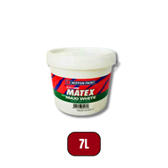 7L / 18L Nippon Paint Super Matex Paint Maxi White Wall Paint Wall Painting Cat Dinding Dalam Rumah 