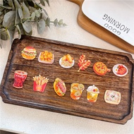 FAST SHIP>Gourmet Western Food Pizza Hot Dog French Fries Lemonade Coke Fridge Magnets Decorative Ma