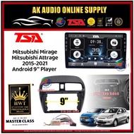T5 DSP CarPlay◾TSA Mitsubishi Mirage / Attrage 2015 - 2021 Android 9'' Android Car Player Monitor