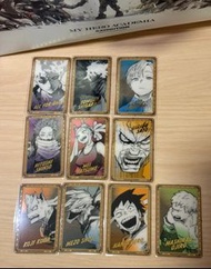 我的英雄學院原畫展 限定 角色燙金透明卡 all for one 死柄木弔  通形百萬 盧米利昂 心操  障子 尾白猿夫  瀨呂範太 砂藤力道 口田甲司 物間寧人 波動捻麗