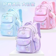 25 New Style Schoolbag Elementary School Girls Grade 16 Cartoon Children Large-Capacity Reduce Burde