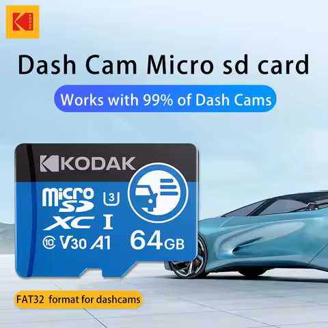 Kodak High Endurance MicroSD Card for Dash Cam Memory Card 7/24 Loop Recording SD Card Support FAT32
