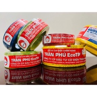 Tran Phu Eco Electrical Wire. 2-Core Wire 2x0.75mm-2x1.0mm-2x1.5mm-2x2.5mm-2x4.0mm Wire. Genuine Cop