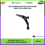 Hyundai Atos 1.0/1.1 Front Suspension Lower Arm No Ball Joint (Left 54500-02000 / Right 54501-02000)