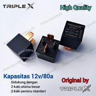 Relay 4p 12v 80a relay 4 feet 12v/80a relay 12volt 12 VOLT v 80 relaya 4 p legs original triple x re