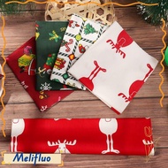 MELIFLUO 5Pcs Christmas-Themed Fabric Patches for Crafting