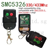 330Mhz SMC5326 Auto Gate Remote Control SMC5326S 433Mhz 8DIP Switch  SMC5326P-3 Chip (Battery Included)