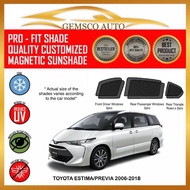 Toyota Estima / Previa XR50 2006 - 2021 (6 pcs/ 7pcs) Car Magnetic  Sunshade / Rear Windscreen Sunsh