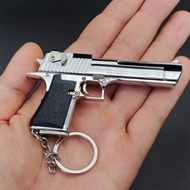 [New Product ] Full Metal Mini Tot Gun Pistol Keychain Not Airsoft Not BB Desert Eagle DE PUBG COD Call Of Duty