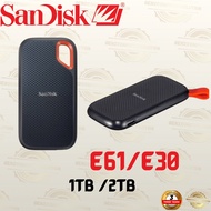SanDisk Extreme E61 | E30 Type-C External SSD SOLID STATE DRIVE USB 3.2 (1TB/2TB)