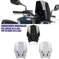 Front Airflow Windshield Windscreen For HONDA CB650R CB650 R 2019-2023 Wind Deflector Visor Screen C