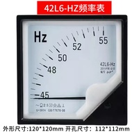 42L6-HZ Pointer Type AC Frequency Meter 45-55Hz/100V 220V380V50HZ Frequency Wave Magnetic Meter