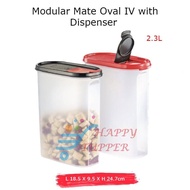 Tupperware Modular Oval with Dispenser / Tupperware Mini Snack Ezy Storer 825ml (Pourer)