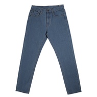 camel active Men Jeans in 208 Loose Fit with 5 Pockets Style in Blue Washed Stretch Denim 9-208AW23JNB492