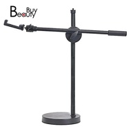 Elevated Tripod with Ring Light Desktop Desktop Shooting Stand Tripod with Mobile Phone Holder Cantilever