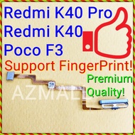 (Support Fingerprint Unlock) NEW ORI On /Off Power Button Switch Flex Ribbon for Xiaomi Poco F3 /Red