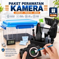 SONY HP Drybox + Cleaning Set Kit 13 in 1 Camera Care Dry Box 6 in 1 Anti-Fungus Lens Blower Lens Pe