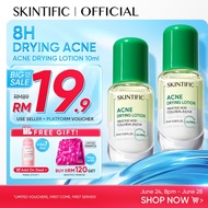 【AntiAcne】SKINTIFIC Acne Drying Lotion Salicylic Acid Acne spot treatmen Acne Scar Serum Essence uba