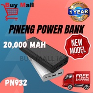 100% ORIGINAL PINENG POWER BANK PN-932 20000mAh PowerBank  Fast Charge Powerbank PN932 PN939