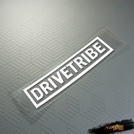 Drivetribe Tribe Tribe Tribe Car Performance Program Window Rear Window Triangle Window Sticker Wate