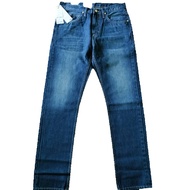 กางเกงยีนส์ lee รุ่น LE MB747012 ทรงกระบอก เอวกลาง สี MID INDIGO