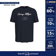 Tommy Hilfiger เสื้อยืด ผู้ชาย รุ่น MW0MW33691 DW5 - สีน้ำเงิน