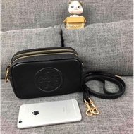 【New Arrival！！】Tory Burch Lady’s PERRY BOMBÉ Cowhide Leather Mini Bag Shoulder Bag Messenger Bag