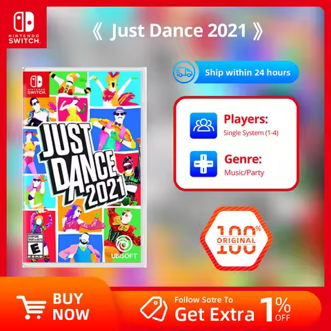 Nintendo Switch Game Deals - Just Dance 2021 - US edition - Games Cartridge Physical Card TV Tableto