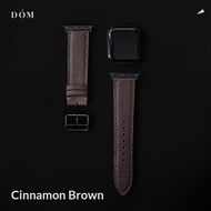 สําหรับแอปเปิ้ลวอช สายนาฬิกา หนังแท้ Appple Watch Strap DOM TYPE 04 - สายนาฬิกาหนังแท้ Full Grain สา