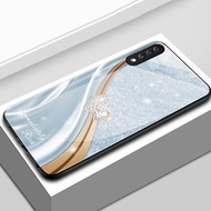 Case For Samsung A70 A70s A80 Small Horse Phone Shockproof Glass Shell