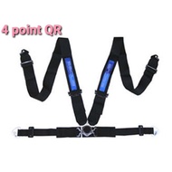 SSCUS Original Seat Belt 3 Point / 4 Point S /4 Point QR Colour Black /Red /blue