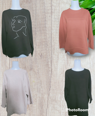 THRIFT SWEATER WANITA BASIC/THRIFT CREWNECK CEWEK/PRELOVED CREWNECK CEWEK/JM001