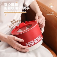 Multi-Functional Electric Cooker Household Small Hot Pot Mini Small Hot Pot Instant Noodle Pot Student Dormitory Pot round Pot Small Electric Pot