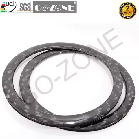 X-Light U Shape 700c Carbon Road Rims Disc Brake Ultra Light Clincher Tubeless 26mm Width Carbon X-L