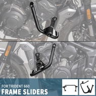 Motorcycle Accessories Engine Guard Highway Crash Bar Bumper Frame Protector For Trident 660 TRIDENT
