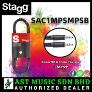 Stagg SAC1MPSMPSB 3.5mm TRS to 3.5mm TRS Cable - 1 Meter