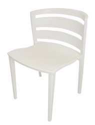 DAISO เก้าอี้กินข้าวพลาสติก  รุ่น CD-221 WH