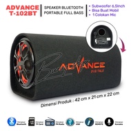 Speaker Aktif Advance Subwoofer 8 inch T-101BT/ T-102BT/ T-103BT Bluetooth / Speaker Bluetooth / Act