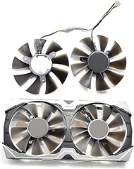 HAZEK 2pcs GFY09010E12SPA 85mm 4Pin Cooler Fan Replace Compatible for ZOTAC GTX1060 6GB GTX 1070 Mini GTX 1050Ti Graphics Card Cooling Fan Catholic (Color : DIY Fan)