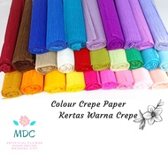 CREPE PAPER / KERTAS WARNA CREPE 50CM X 2.75 METER Colour Crepe Paper/ Kertas Warna Crepe